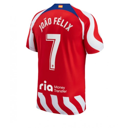 Atletico Madrid Joao Felix #7 Hjemmedrakt 2022-23 Kortermet Atletico Madrid Joao Felix #7 Hjemmedrakt 2022-23 Kortermet